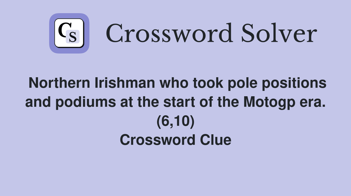 Northern Irishman who took pole positions and podiums at the start of